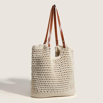 Beach Holiday Weaving Tote Bag Women's Summer Large Capacity One-Shoulder Armpit Bag
