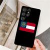 Georgia State Flag Phone Case For Samsung Galaxy S25 Ultra S9 S10 S20 S21 S22 S23 S24 Plus S24 FE Bumper Cover