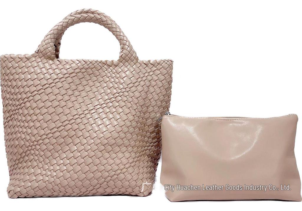 Fashionable & Versatile Women's Large Woven Tote - Double Wrist Mother-Child Shopping Bag