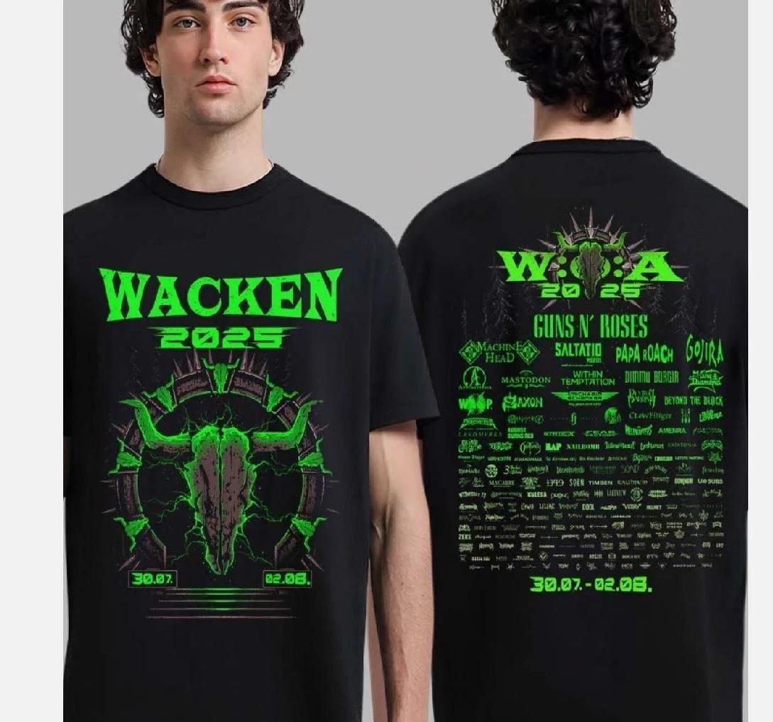 NEW! Wacken Open Air Festival Conncert 2025 Tour Inspired T-Shirt S