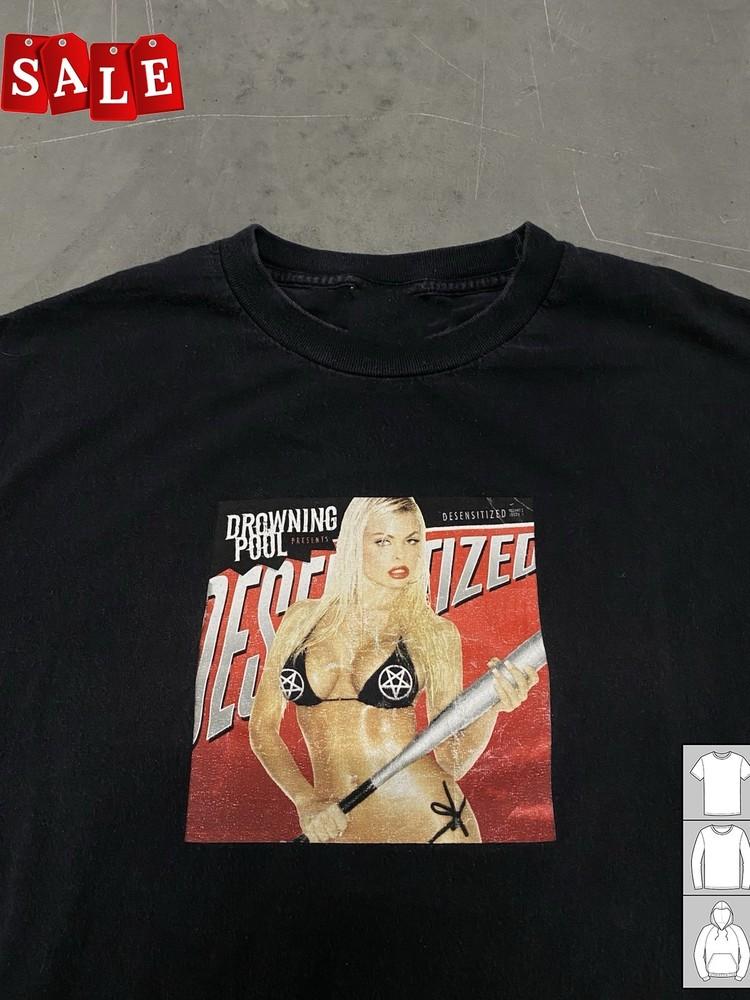 

New Popular Drowning Pool Band Gift For Fans Men All Size TShirt TH574 Unisex T-Shirt XL