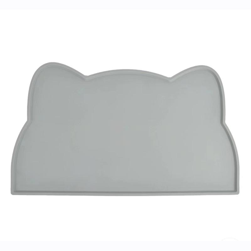 

Силиконовый коврик для кормления домашних животных, миска для собак и кошек, коврик для еды, антиприлипающий, водонепроницаемый, подстилка для кормления домашних животных, лоток для щенков, подставка для воды серый