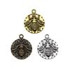 Large Pendants Bees Honeycomb Charms For Bee Themed DIY Jewelry Making