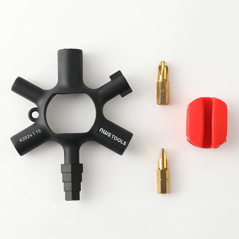 

NWS Multi-functional 15-in-1 Control Cabinet Key with Coupling Star Wheel
