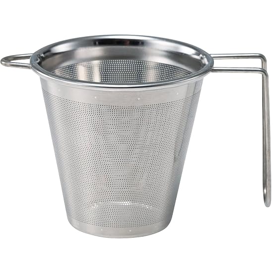 SS (Super Stainless) Tea Strainer, Deep Type with Handle, No Teapot Needed, Easy to Clean, for Tea, 75mm - B07P5ZR71M