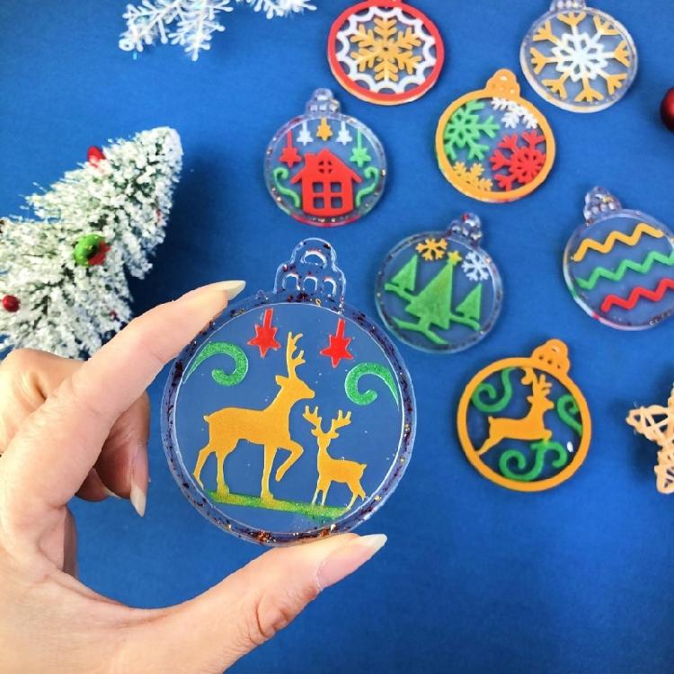 DIY Ornaments Moulds Silicone Material Crafts Moulds for Resin Hand-Making Craft