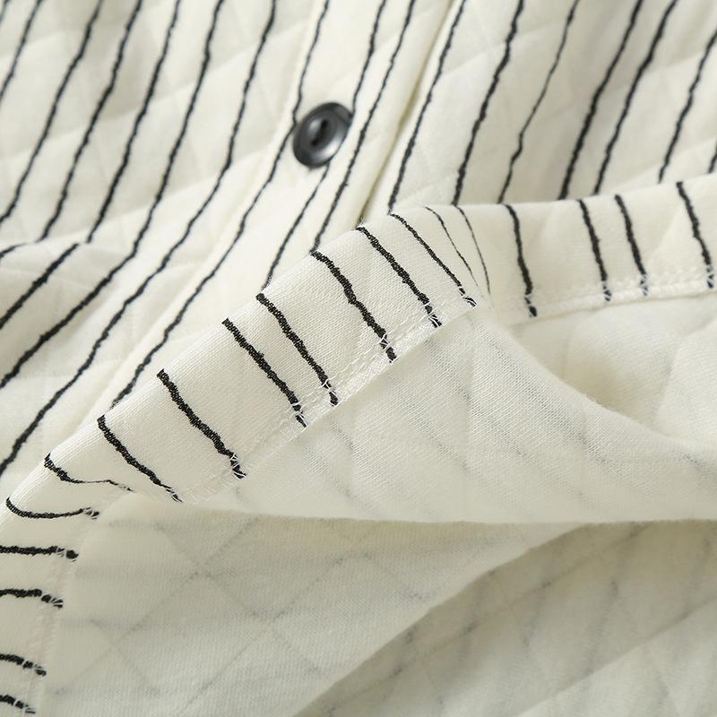 Air Cotton Graviditets Pyjamas: Höst/Vinter Ren Bomull Efter Förlossningen Amning Stil, Plus Storlek Tillgänglig