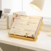 Soporte de Libro Ajustable para Niños, Atril de Lectura Multiángulo para Libro Tableta, Soporte de Libro Engrosado para Escritorio, Soporte de Libro de Cocina Manos Libres