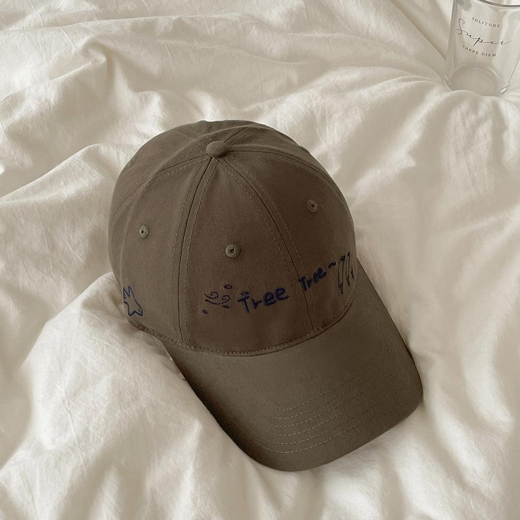 Fashion Hat Fashion Korean version of letter embroidered baseball cap children spring and summer new versatile face small casual cap men