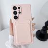 Card Bag Wallet Case for Samsung Galaxy S26 Ultra S24 23 22 S25 Ultra Plus S24FE NOTE10 Ultra Thin Shockproof Soft Cover