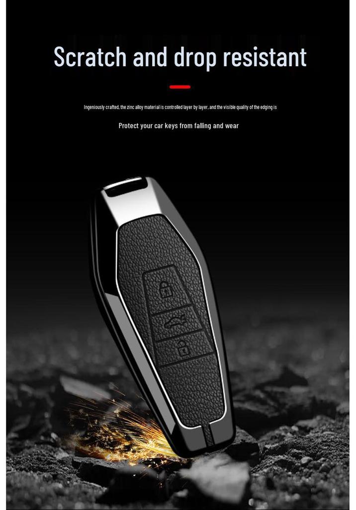 Key Case for 2025 Chery iCAR 03t Long Range EQ7 - Unisex All-Inclusive Buckle Shell
