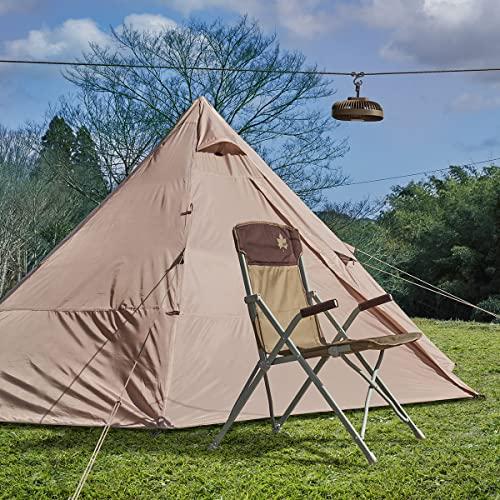 LOGOS Hanger Fan (USB Rechargeable) 81336706 Khaki, 20cm Wide X 20cm Deep X 9.5cm High