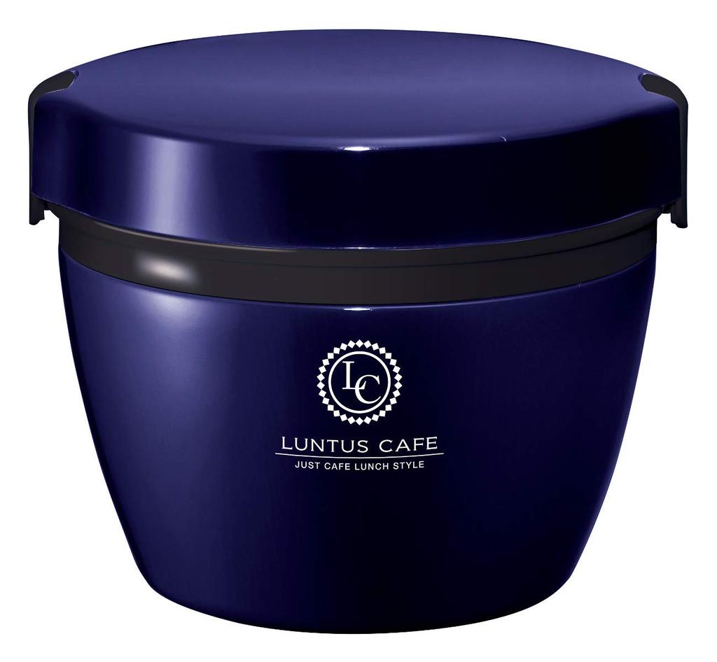 Asvel Insulated Lunch Cafe Bowl Jar, Navy, 800ml, Lantus, Lunch, HLB-CD800