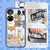 Anti-dust Dirt-resistant Phone Case For ZTE Blade V40S/Axon40 SE Wrist Strap Shockproof Ring Durable Phone Holder Cute