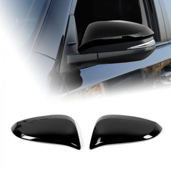 Black Side Rear Rearview Mirror Cover Trim Decor For 4Runner 2017+ Accessories