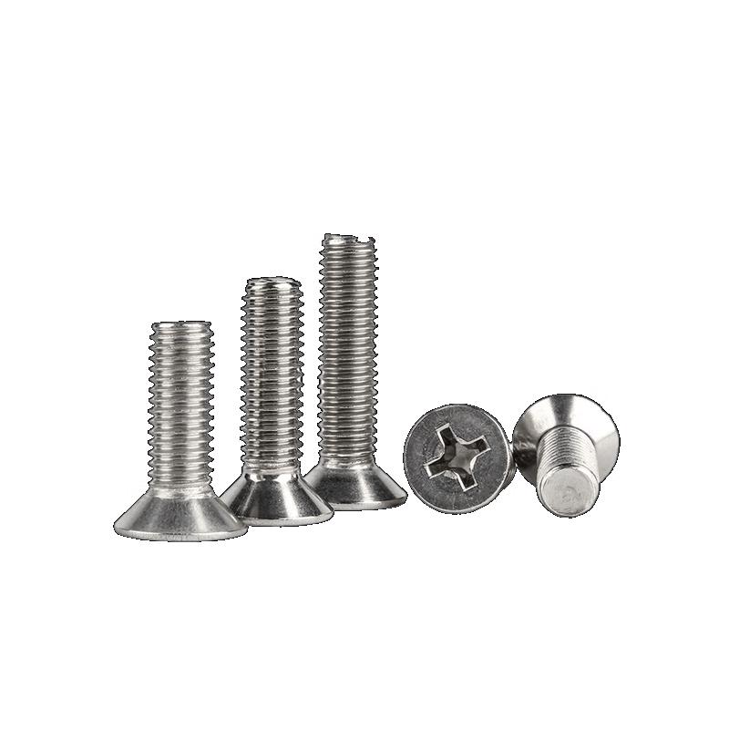 A2-70 Stainless Steel Phillips Flat Head Machine Screws