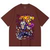 230 g/m² 100 % Baumwolle Dragon Ball V57 Gohan Piccolo Aufdruck Unisex Schweres Baumwoll-T-Shirt