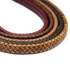 1 Yard Sfoară Împletită din Piele Naturală 10/12mm Șnururi Plate Vintage pentru Decorare Casă DIY Accesorii Îmbrăcăminte Bijuterii