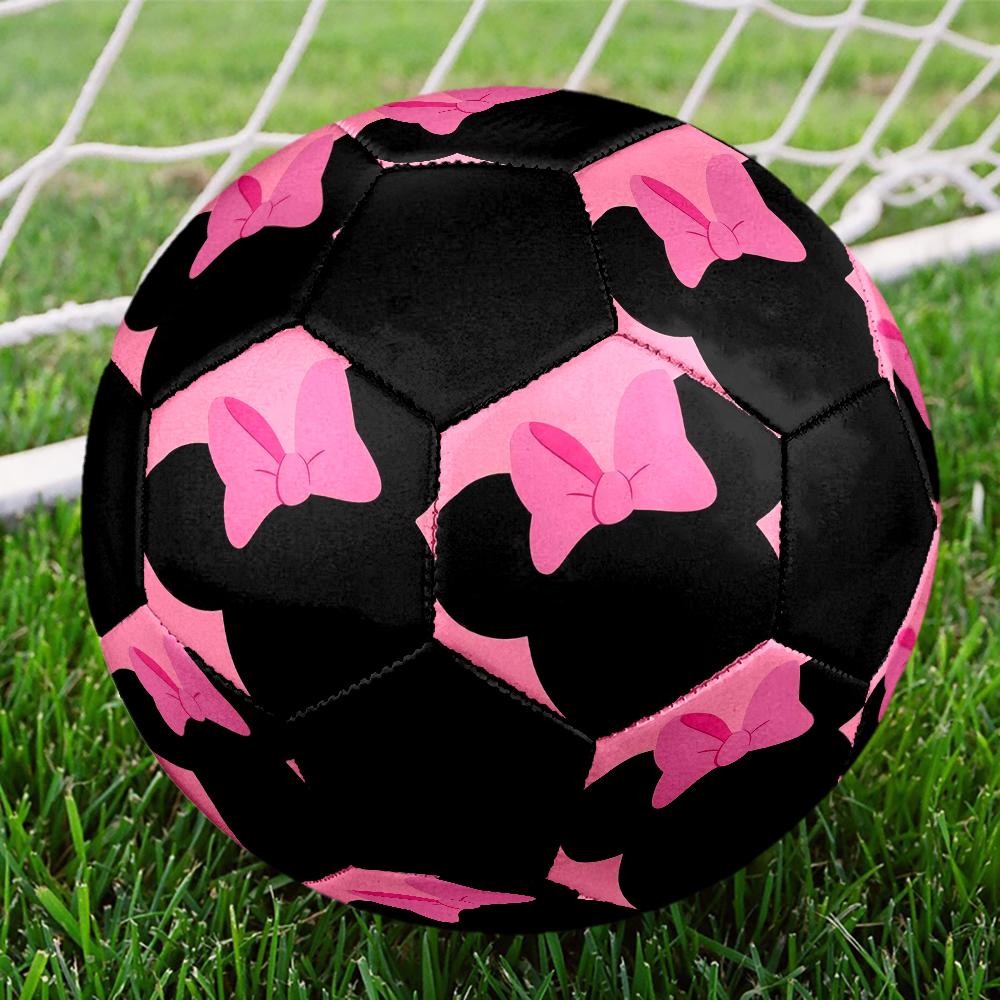 Minnie Theme Size 5 Soccer Ball, Suitable for Both Indoor and Outdoor Matches, a Gift Suitable for Everyone.