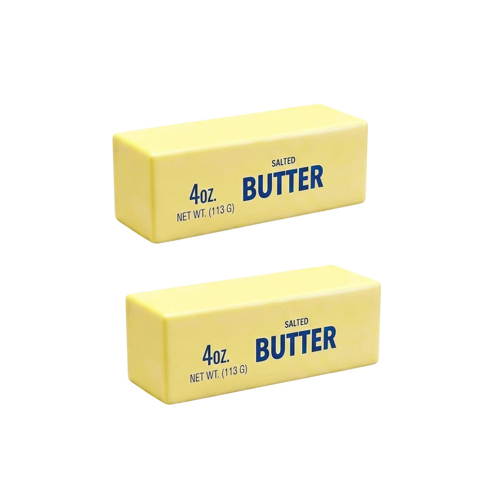 

2 Pcs 24cm Butter Stick Kneading Slow Toy Decompression Toy One Size