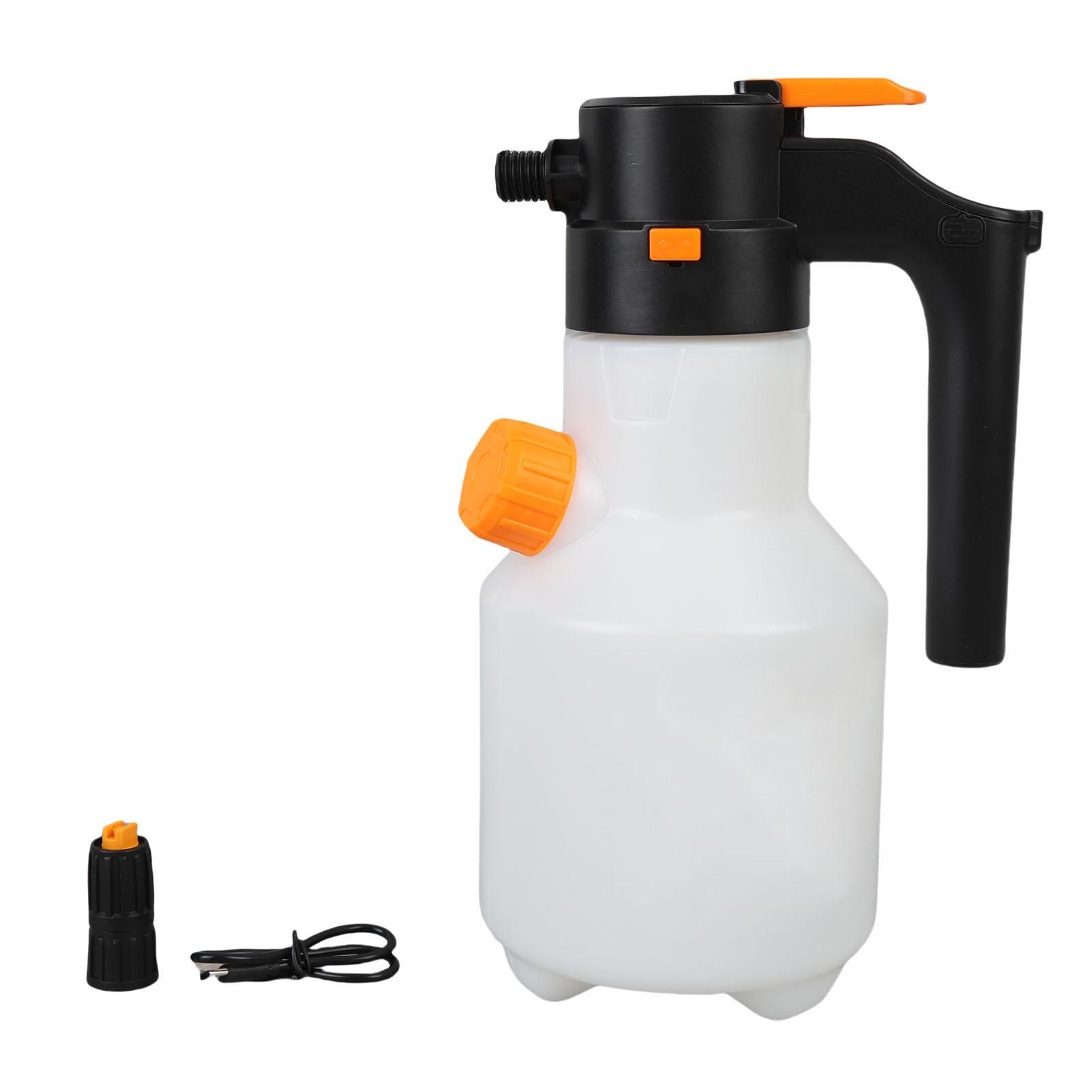 

Electric Foam Sprayer 2L High Pressure USB Rechargeable Car Wash Foam Sprayer for Home Garden Car