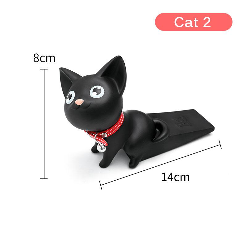 NAIERDI PVC Silicone Door Stopper Creative Cartoon Door Stops Non-punch Sticker Door Holder Furniture Cute Child Door Hardware