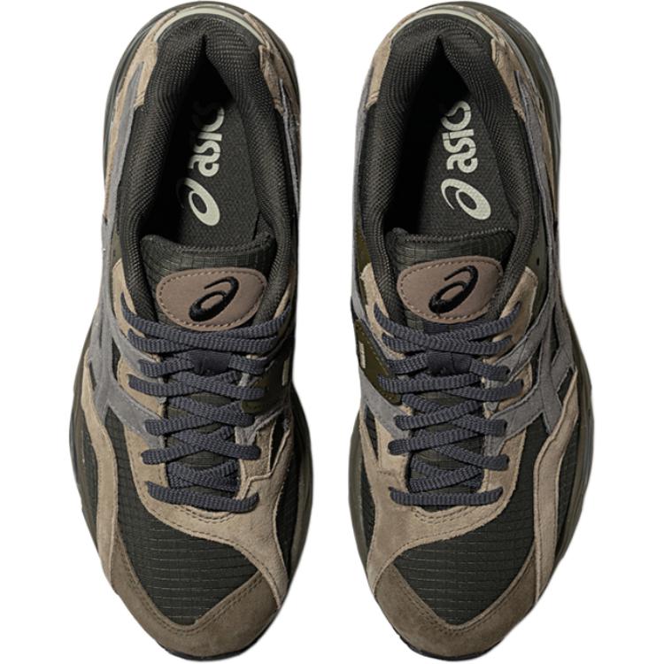 Asics Gel-Mc Plus Mesh Fabric Synthetic Leather Fashionable Breathable Support Low-Top Casual Shoes Unisex Sneaker Dark-Brown 1203A871-250