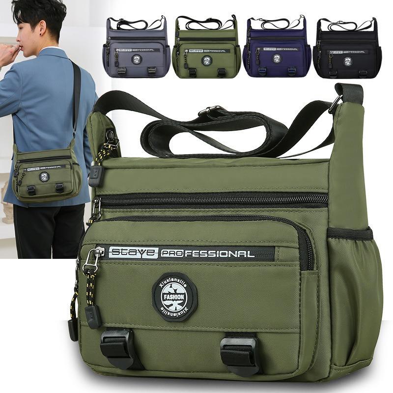 Men's bags Multi-pocket business bags Business leisure shoulder bags Water-resistant wear-resistant backpacks Large capacity men's bags