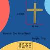3D Car Styling Christian Cross for Sport Racing Motorcycle Car Fender Side Trunk Nameplate Decal Emblem Badge Sticker