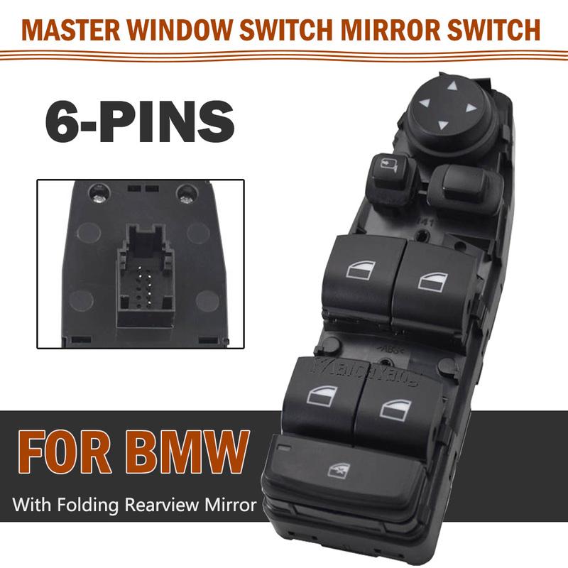 61319362107 Master Window Switch Mirror Switch For BMW 1 3 5 Series X1 F48 F49 F20 X3 F10 F30 F07 F11 F06 F25 F36 6131920811