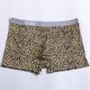 Men's Plus Size Leopard Print Underwear with Comfortable Wide Waistband