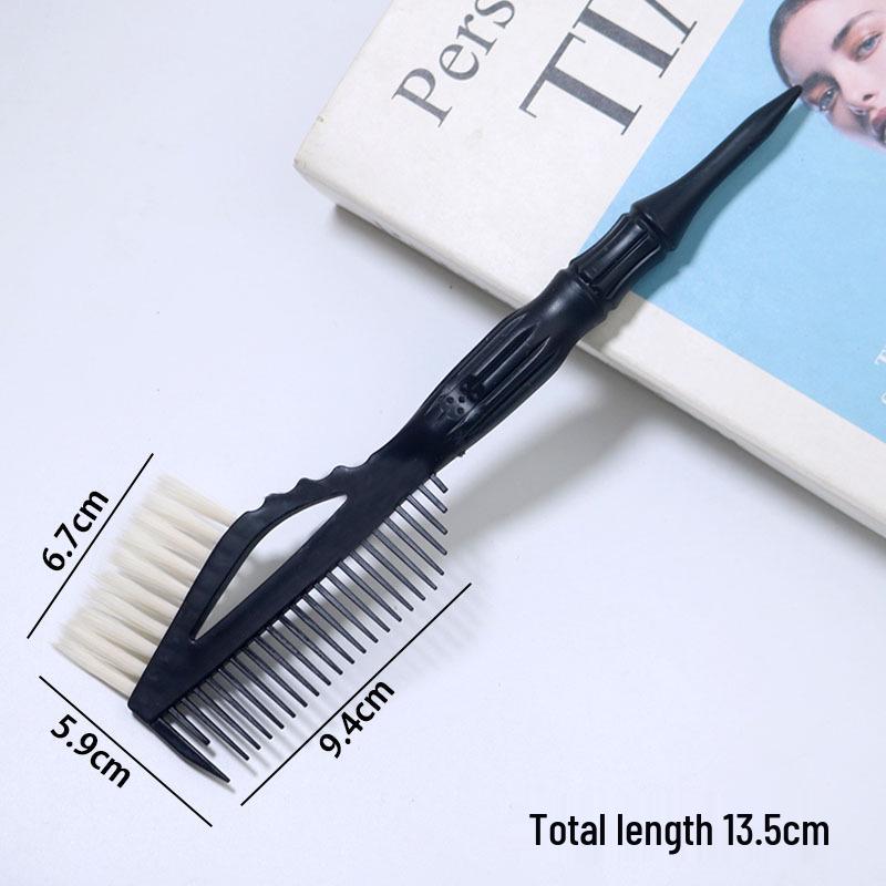 Premium Soft Bristle Deep Conditioning Brush & Comb Set for Salon Hair Care & Dyeing