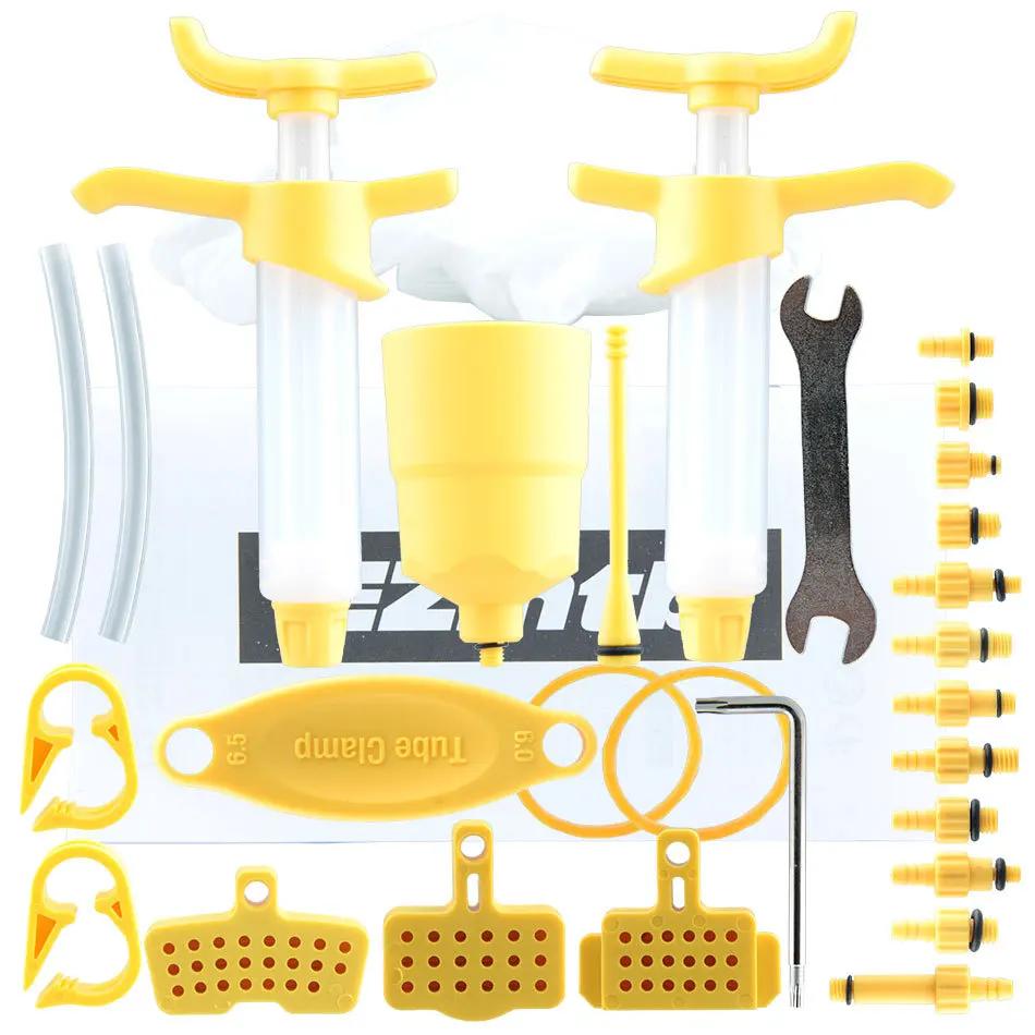 Universal Bike Hydraulic Disc Brake Bleed Kit Multi-tool Set for Mineral Oil Change Professional Cycling Maintenance Equipment