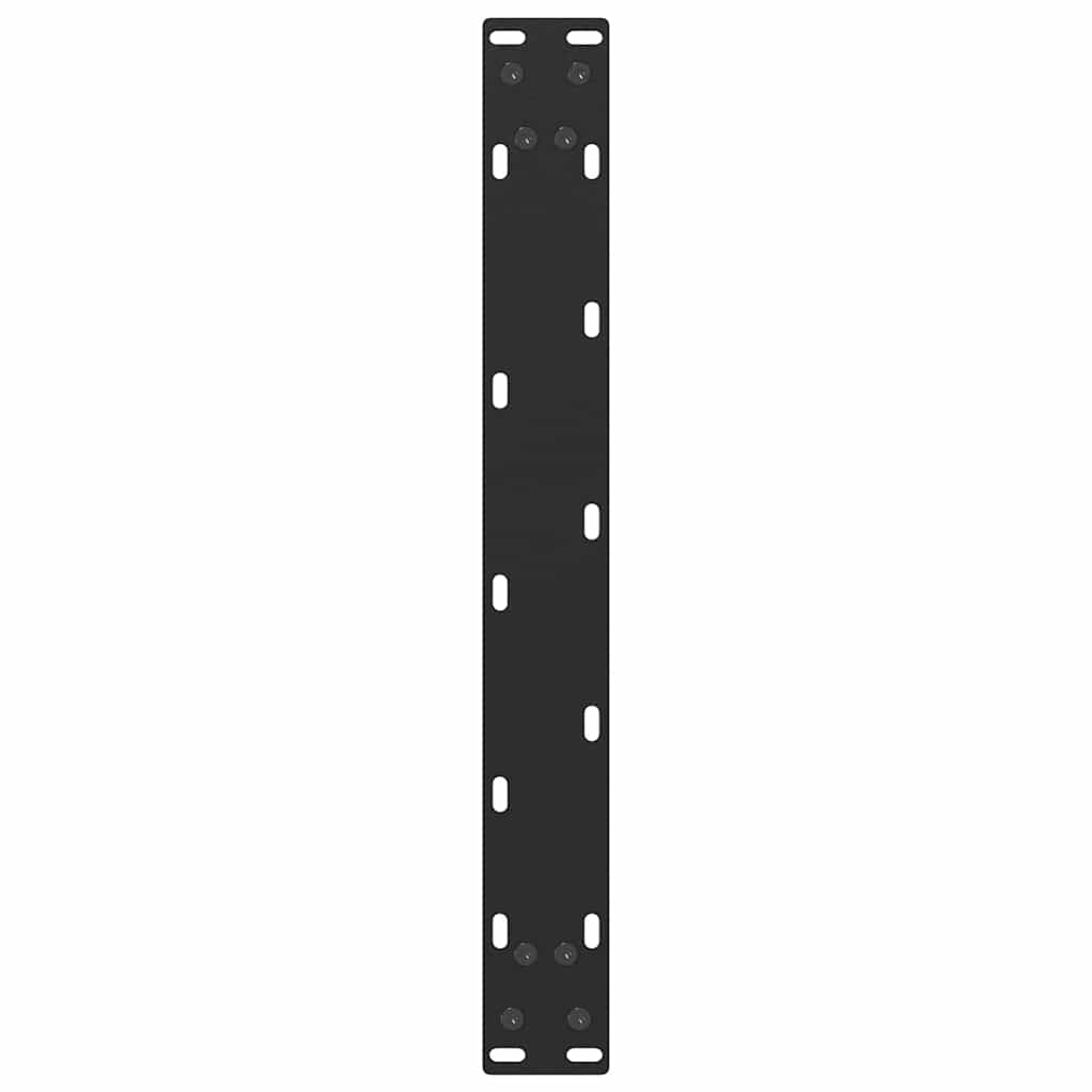 Nogi Do Stolika Kawowego, 2 Szt., Czarne, 50X(42-43) Cm, Stal