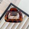 2024 New Style Small Square Claw Clip for Thin Hair - Shark Hairpin for Half Updo Hairstyles.