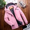 Unisex Spring & Autumn Windbreaker: Waterproof, Breathable Hooded Jacket for Hiking & Mountaineering.