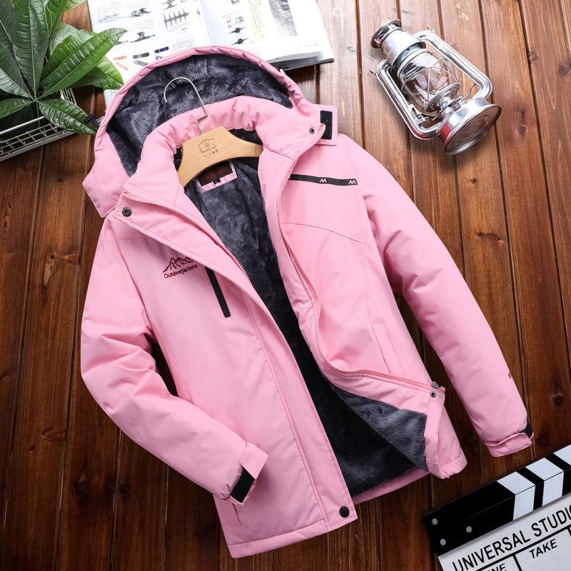 Unisex Spring & Autumn Windbreaker: Waterproof, Breathable Hooded Jacket for Hiking & Mountaineering.