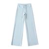 Women's Autumn Spicy Girl High-Waisted Knit Wide-Leg Pants - Versatile, Comfortable, Slimming, Casual, Floor-Length