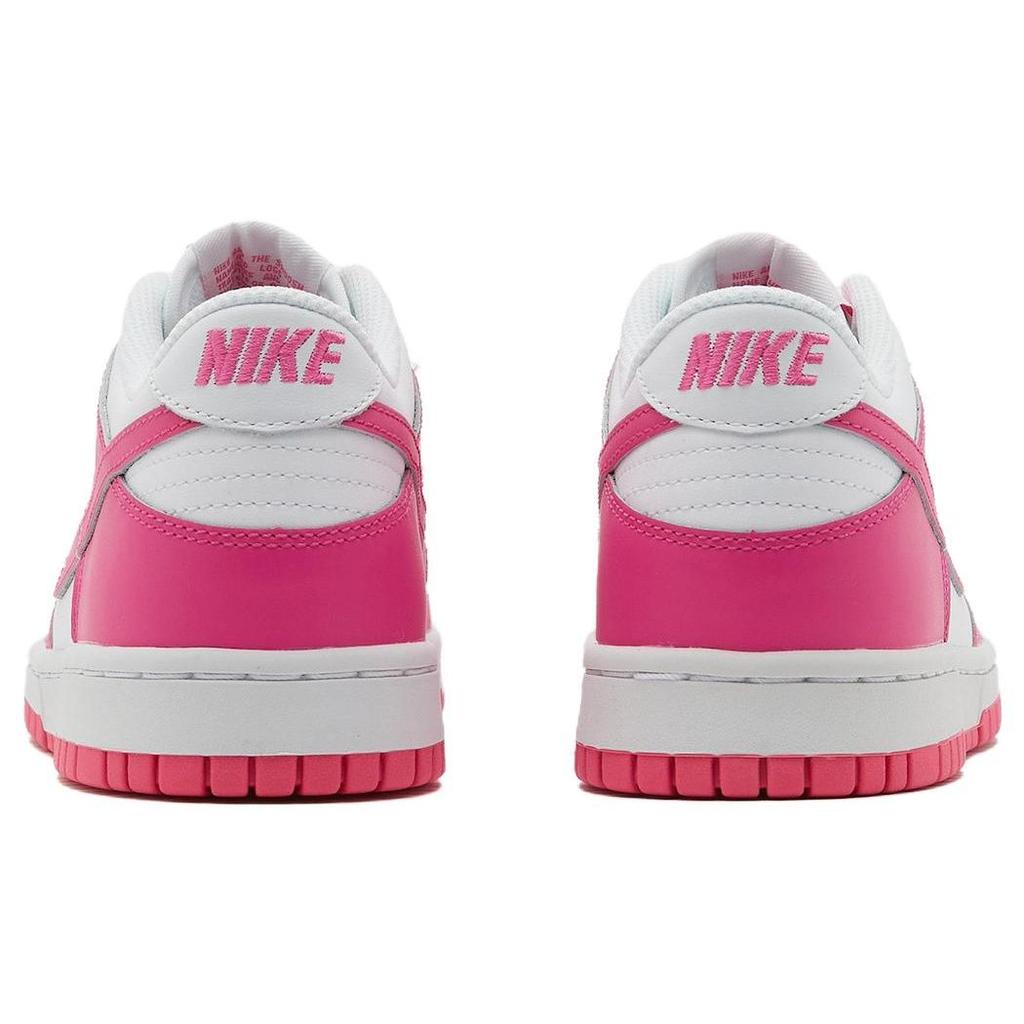 Nike Dunk Low GS Laser Fuchsia Sneakers Dziecięce Różowe Białe FB9109-102