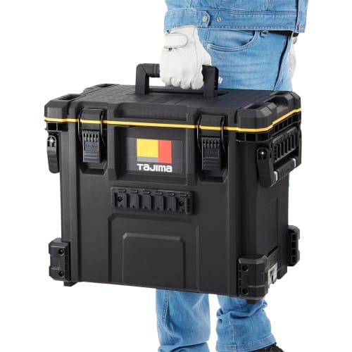 Tajima Safe System Safe Toolbox TB-TBOX, Large Capacity (maximum Load Capacity 50 Kg), 54 Internal and External Safe Holders, Stackable To Prevent Loa