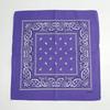 Trifong bandana purple paisley cotton 100% large cashew pattern 55cm x 55cm