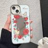 Love Makeup Mirror Phone Case For iPhone 17 Case iPhone 16 Pro Max 11 15 14 13 12 17 Pro Max 16e 17E Plus Air Silicone Cover