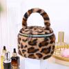 Große Kapazität Kosmetiktasche mit Leopardenmuster Hohe Schönheit Kosmetiktasche Reise Kosmetik Aufbewahrung Kosmetiktasche Neue Große Kapazität