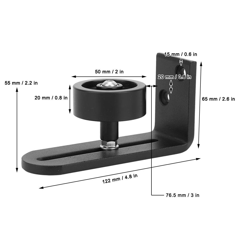Ghid cu role de podea pentru ușă glisantă din oțel carbon de uz casnic cu accesorii pentru rulmenți