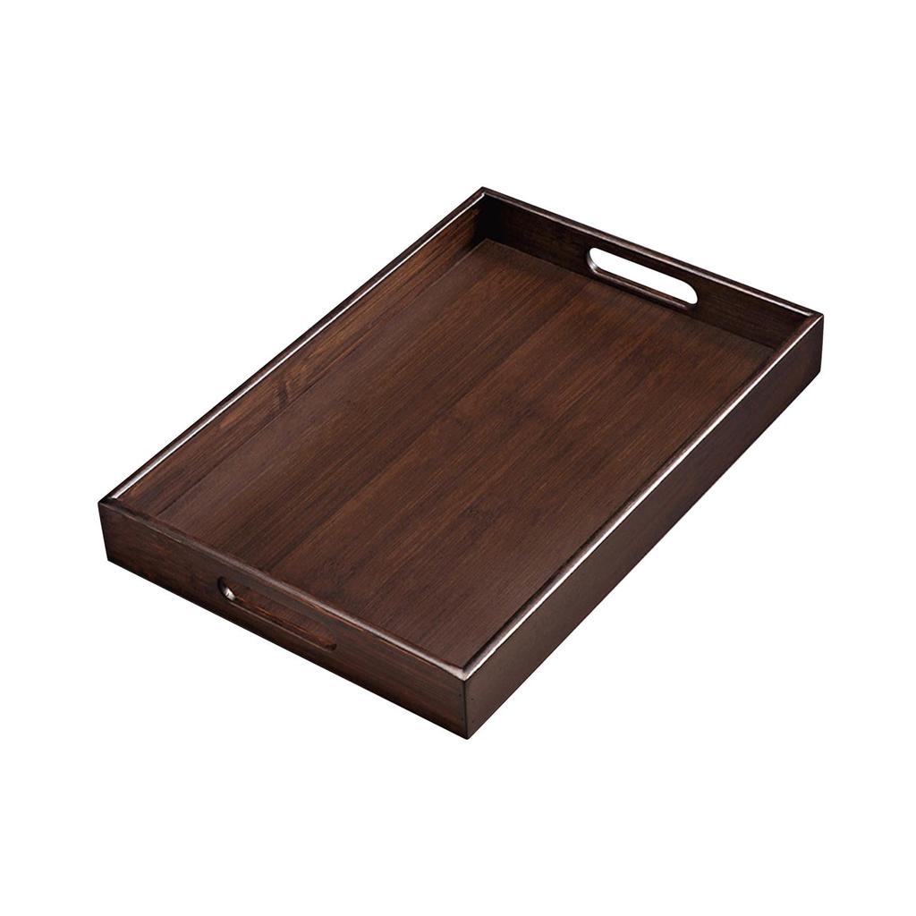 Rustic Serving Trays with Double Handle Appetizer Organizer for Countertop Dining Table Cabinet Home