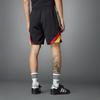 Adidas Originals Germany Euro Cup Retro Drawstring Colorblock Knit Shorts Men Bottoms Black IY7050