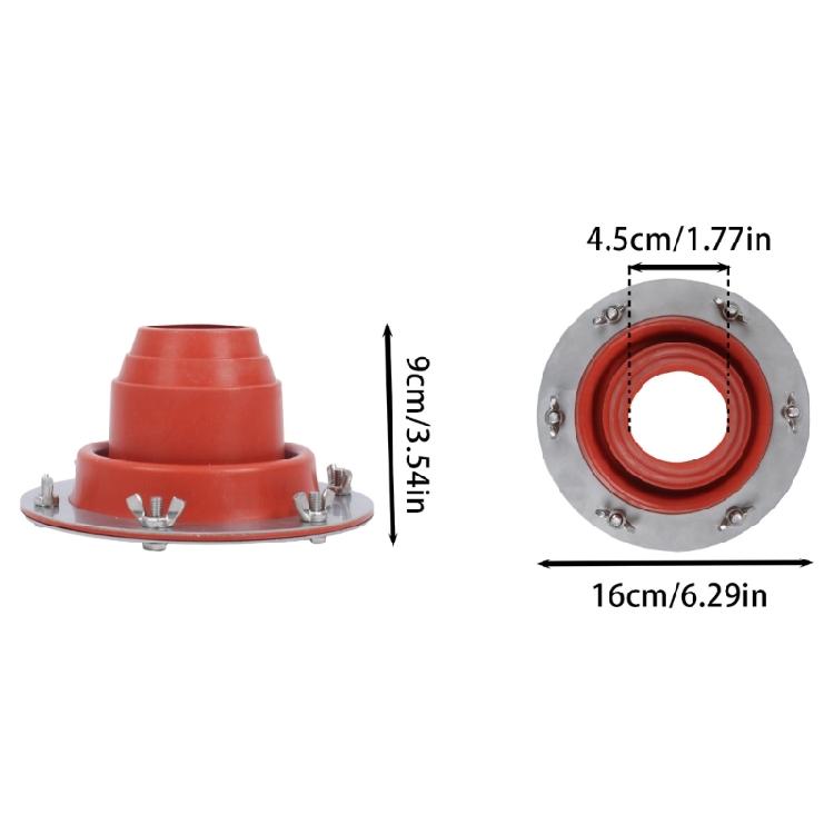 Prise pour poêle de tente en silicone Prise pour poêle de tente chaude Tuyau résistant à la chaleur Prise pour poêle haute température