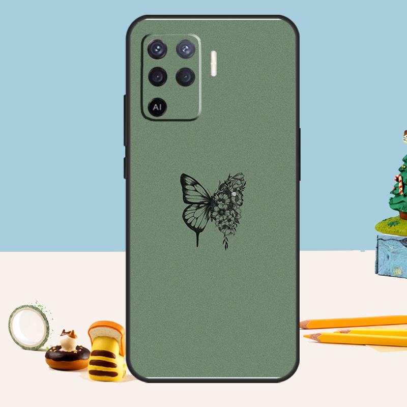Cute Butterfly Case For Oppo A98 A78 A58 A18 A38 A74 A94 A54 A15 A17 A57 A6 A5 Pro A16 A76 A96 A40 A60 A80