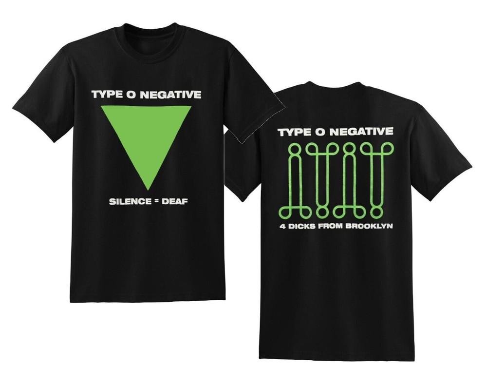 

TYPE O NEGATIVE cd lgo 4 DICKS BROOKLYN SILENCE DEAF Ofcl SHIRT MED OOP october Unisex T-Shirt XXXXL