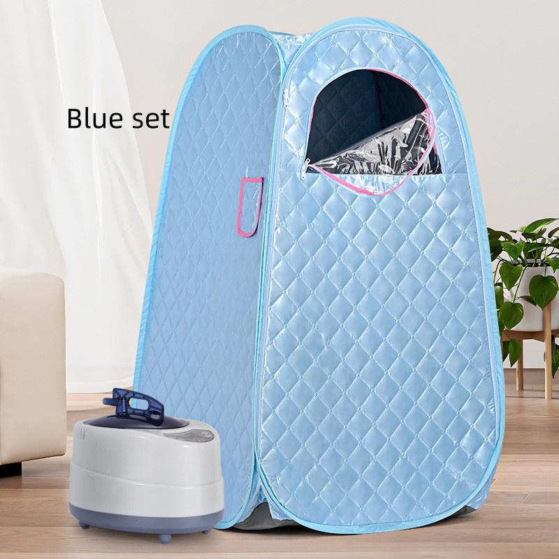 Household Sweating Steam Box Portable Foldable Steam Sauna Room Full Body 360 ° Steam Circulation Sweating Fumigation Set